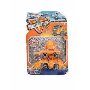 Construction Toys Bulldozer & Cement Mixer Diecast Metal & Plastic Car Play Set